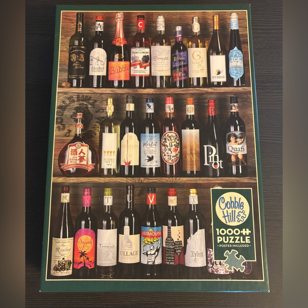 Cobble Hill Wine Bottles Puzzle